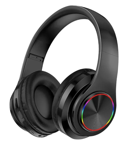 Casque Bluetooth 5.0 Pliable Sans Fil avec Microphone