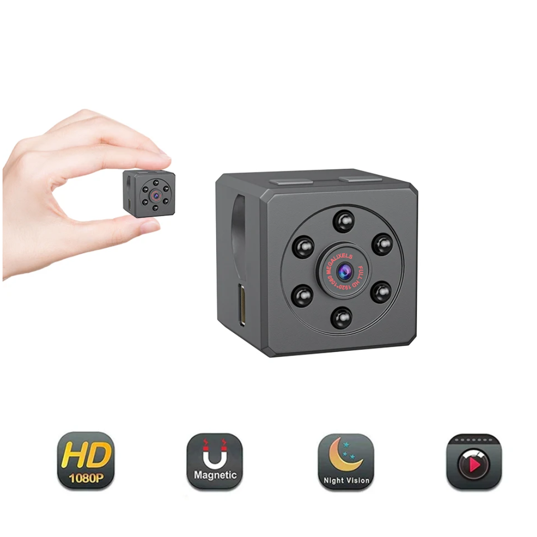 Caméra espion compacte SQ16 HD avec enregistrement audio et détection de mouvement