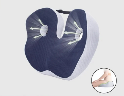 Coussin en mousse à mémoire de forme anti-douleur pour le coccyx