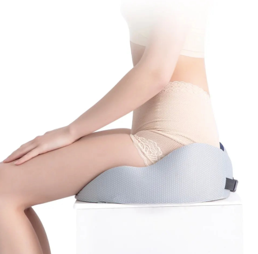 Coussin en mousse à mémoire de forme anti-douleur pour le coccyx