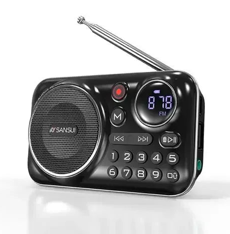 Mini radio portable AM/FM Bluetooth 5.0 avec lecteur MP3 - Écoutez votre musique partout !