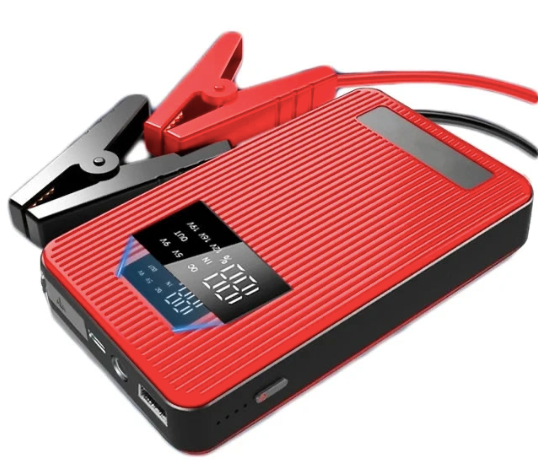 Démarreur de batterie d'urgence compact avec écran digital
