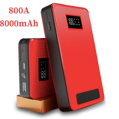 Démarreur de batterie d'urgence compact avec écran digital