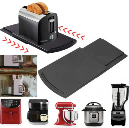 Plateau coulissant pratique pour électroménager