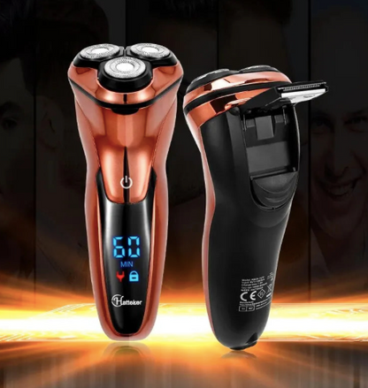 Rasoir Électrique 3 Têtes avec Écran Digital - Élégance et Performance au Quotidien