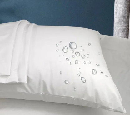 Lot de 2 Taies d'Oreiller Imperméables avec Fermeture Éclair