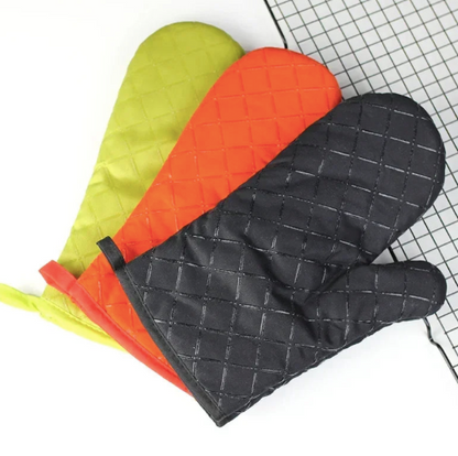 Gants de cuisine en silicone résistant à la chaleur et anti-dérapants
