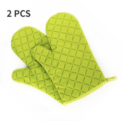 Gants de cuisine en silicone résistant à la chaleur et anti-dérapants