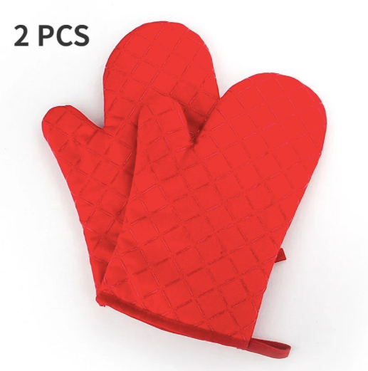 Gants de cuisine en silicone résistant à la chaleur et anti-dérapants