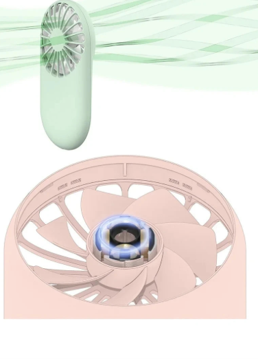 Mini Ventilateur de Poche Rechargeable USB - Fraîcheur Instantanée
