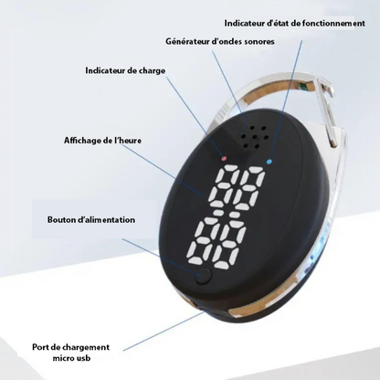 Porte-clés anti-moustique pour vos aventures en plein air