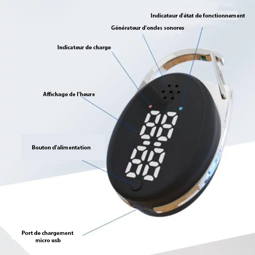 Porte-clés anti-moustique pour vos aventures en plein air