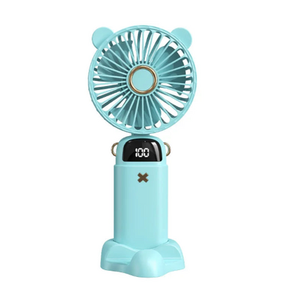 Mini Ventilateur Portable avec Support pour Téléphone – Rafraîchissement Instantané et Livraison Gratuite