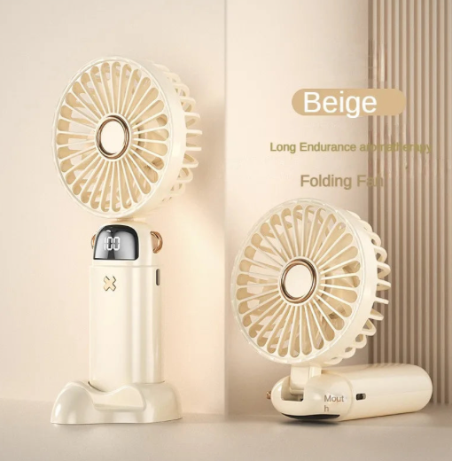 Mini Ventilateur Portable avec Support pour Téléphone – Rafraîchissement Instantané et Livraison Gratuite