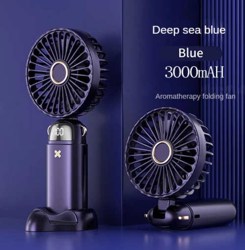 Mini Ventilateur Portable avec Support pour Téléphone – Rafraîchissement Instantané et Livraison Gratuite