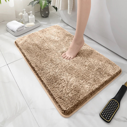 Tapis de bain peluche antidérapant pour un confort ultime