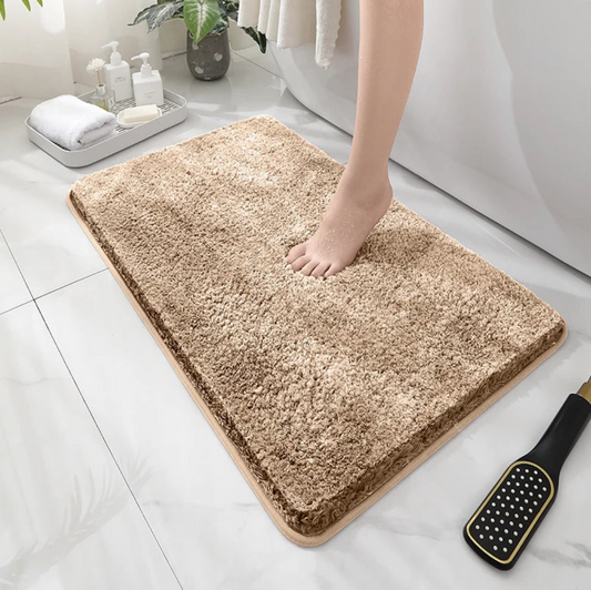 Tapis de bain peluche antidérapant pour un confort ultime