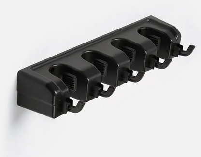 Support mural pratique pour balai et serpillière - Gain de place assuré !