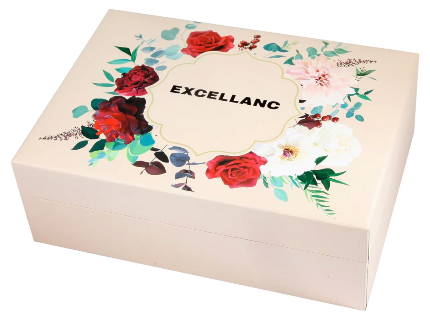 Coffret cadeau Excellanc pour femme : Montre Strass, collier et boucles d'oreilles chic