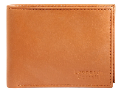 Coffret cadeau élégant Leonardo Verrelli avec portefeuille, porte-clés et porte-cartes RFID