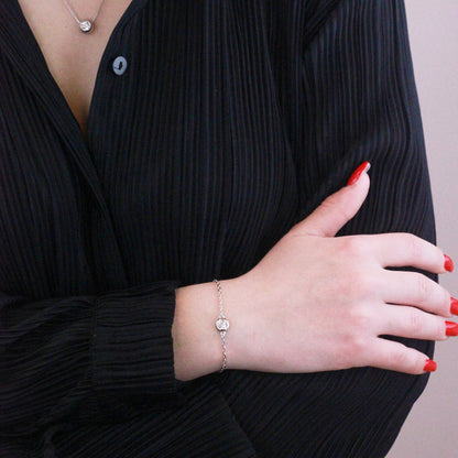 Ensemble Élégance Parures Moon et Birth Stone avec Cristaux Autrichiens