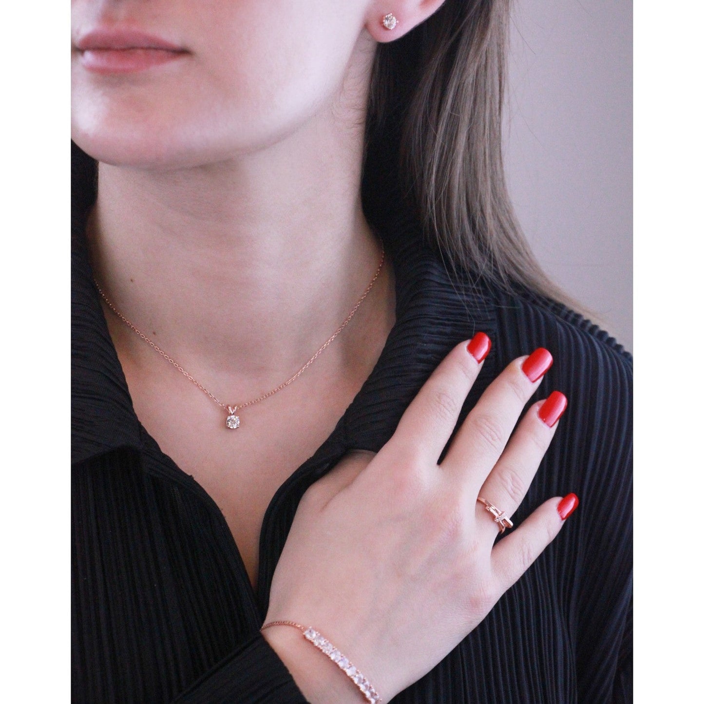 Parure Crystal Mia : Élégance Éblouissante en Zircon Autrichien