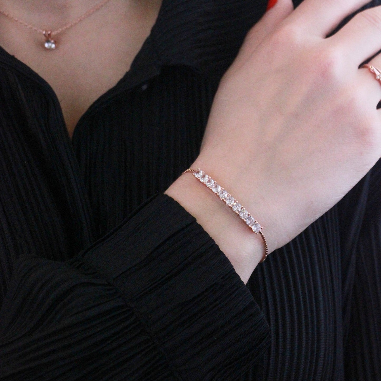 Parure Crystal Mia : Élégance Éblouissante en Zircon Autrichien