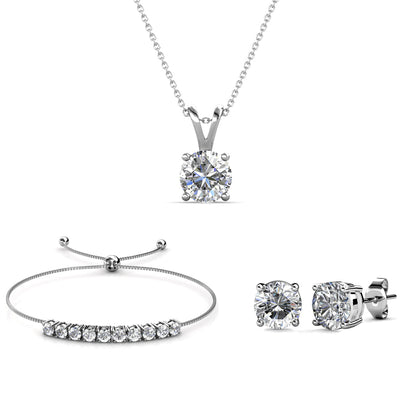 Parure Crystal Mia : Élégance Éblouissante en Zircon Autrichien