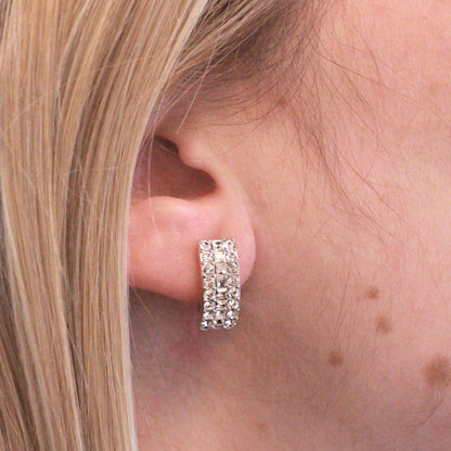 Boucles d'oreilles Olena en cristal autrichien 72 pièces - Élégance irrésistible