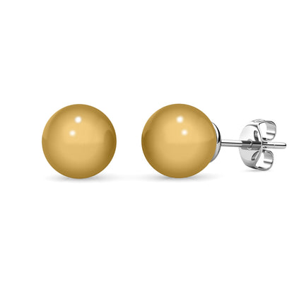 Coffret de 7 Boucles d'Oreilles en Rhodium avec Perles Autrichiennes élégantes