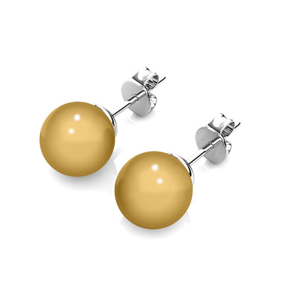 Coffret de 7 Boucles d'Oreilles en Rhodium avec Perles Autrichiennes élégantes