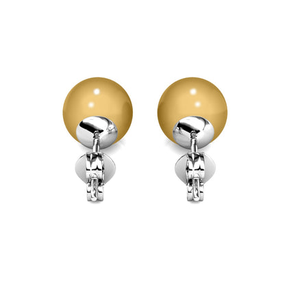 Coffret de 7 Boucles d'Oreilles en Rhodium avec Perles Autrichiennes élégantes