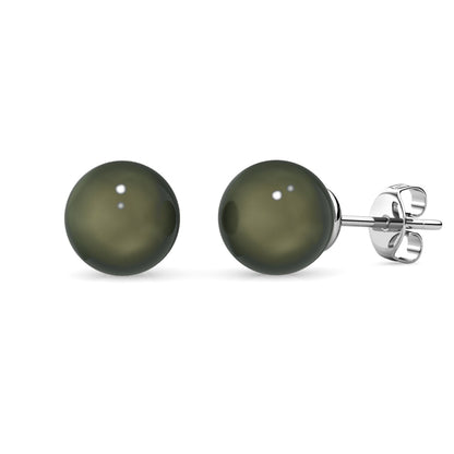 Coffret de 7 Boucles d'Oreilles en Rhodium avec Perles Autrichiennes élégantes