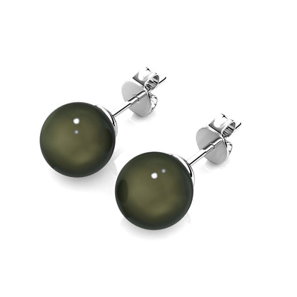 Coffret de 7 Boucles d'Oreilles en Rhodium avec Perles Autrichiennes élégantes