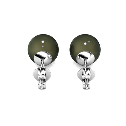 Coffret de 7 Boucles d'Oreilles en Rhodium avec Perles Autrichiennes élégantes