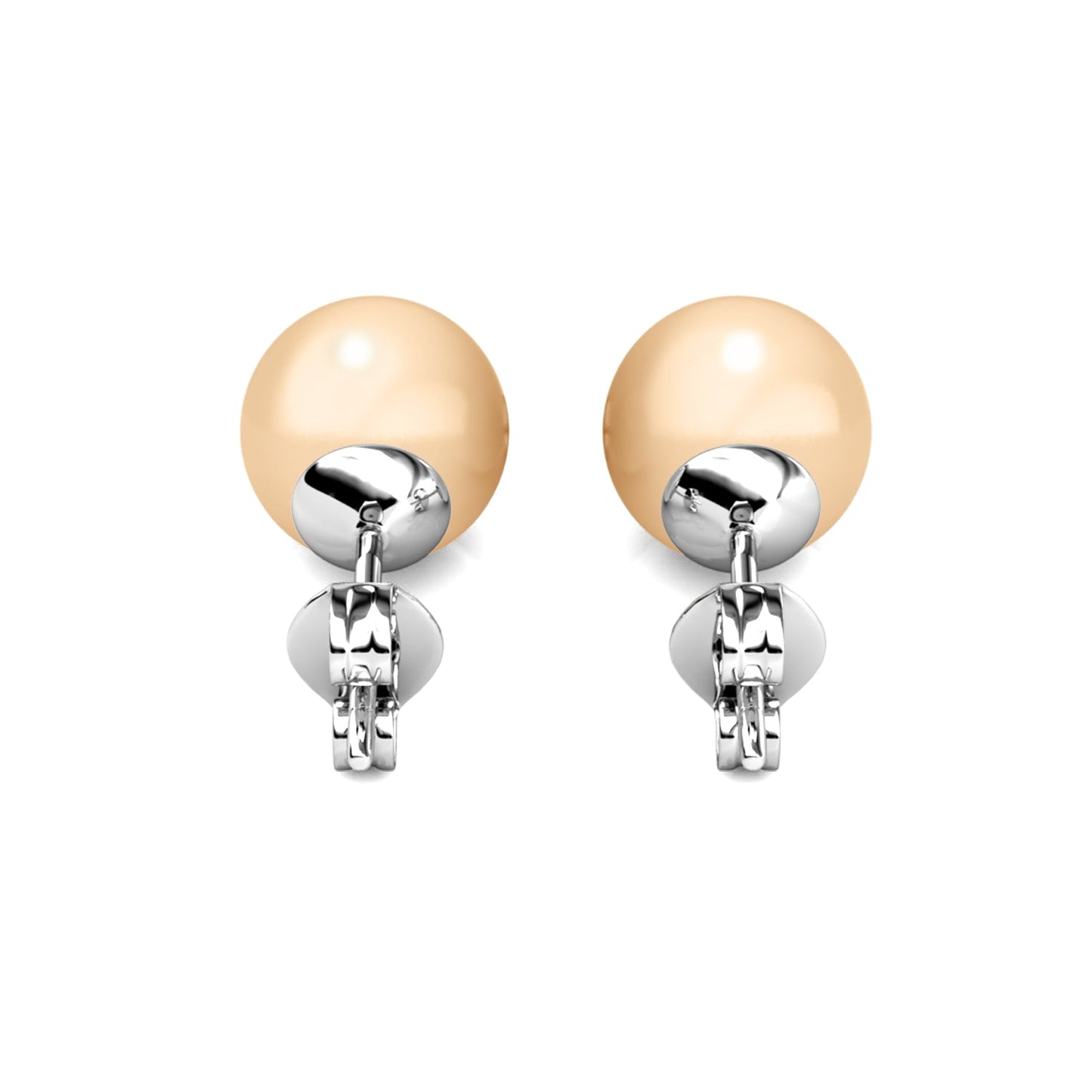 Coffret de 7 Boucles d'Oreilles en Rhodium avec Perles Autrichiennes élégantes