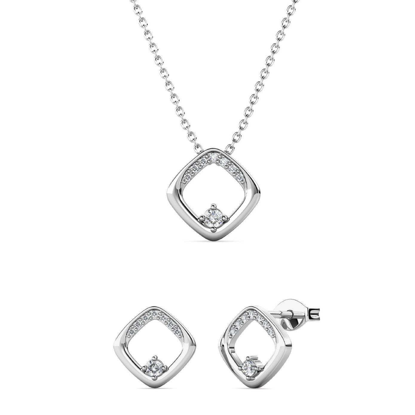 Parure Adelise Élégante en Cristaux Autrichiens