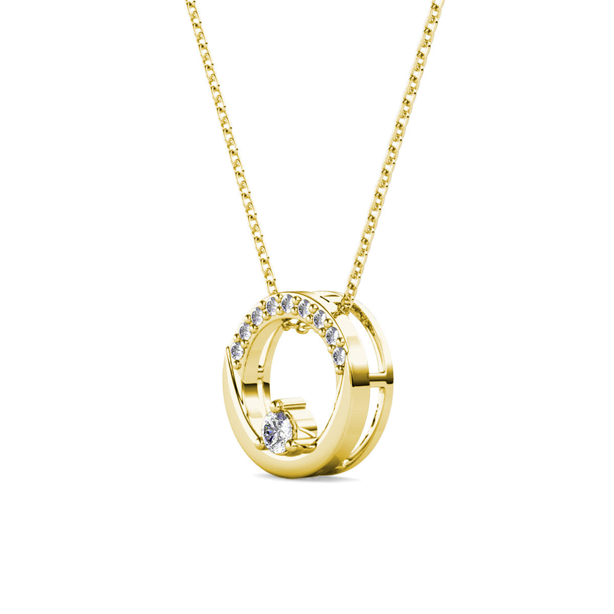 Parure Clarine : Collier, Pendentif & Boucles d'Oreilles en Cristaux Autrichiens