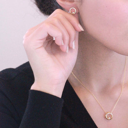 Parure Clarine : Collier, Pendentif & Boucles d'Oreilles en Cristaux Autrichiens