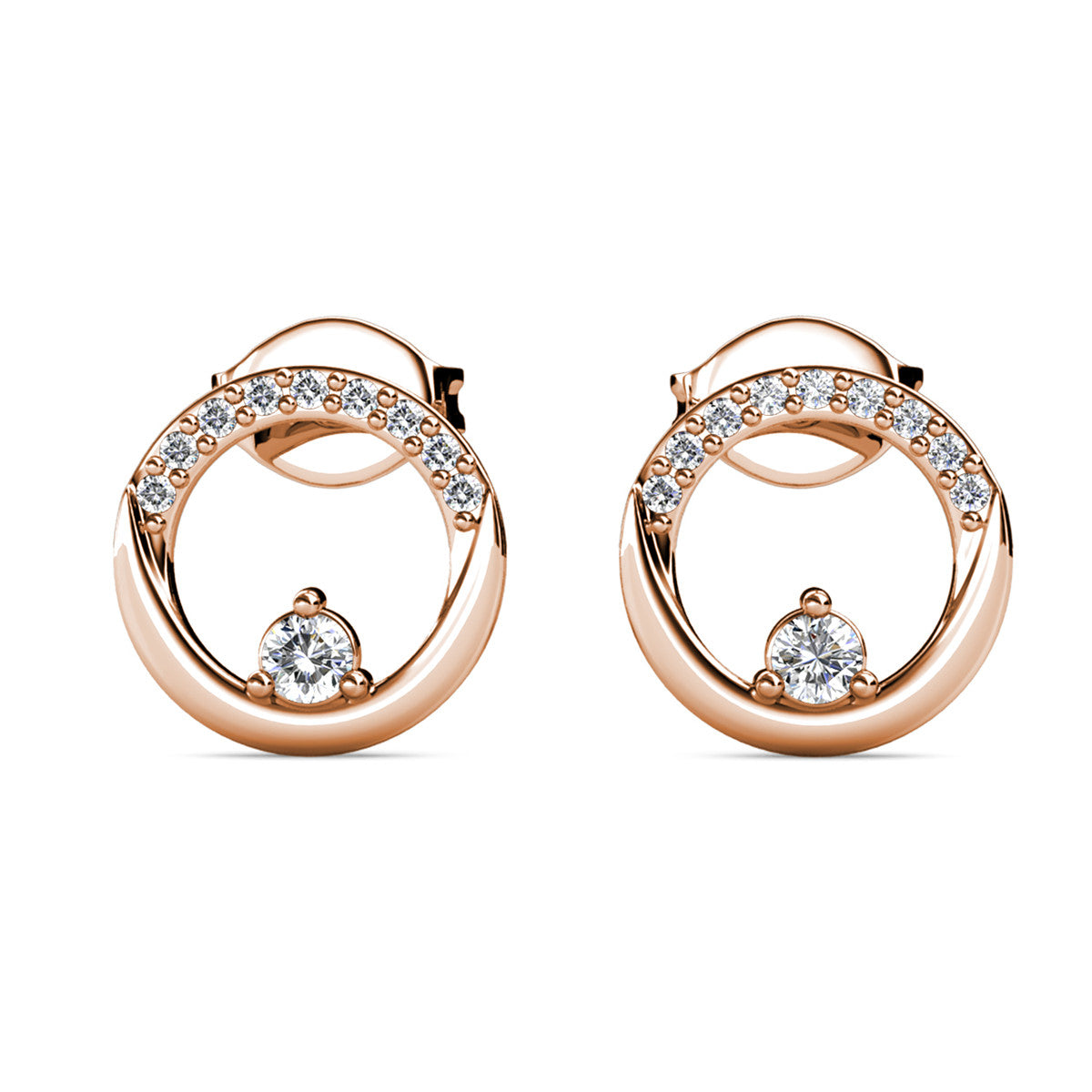 Parure Clarine : Collier, Pendentif & Boucles d'Oreilles en Cristaux Autrichiens