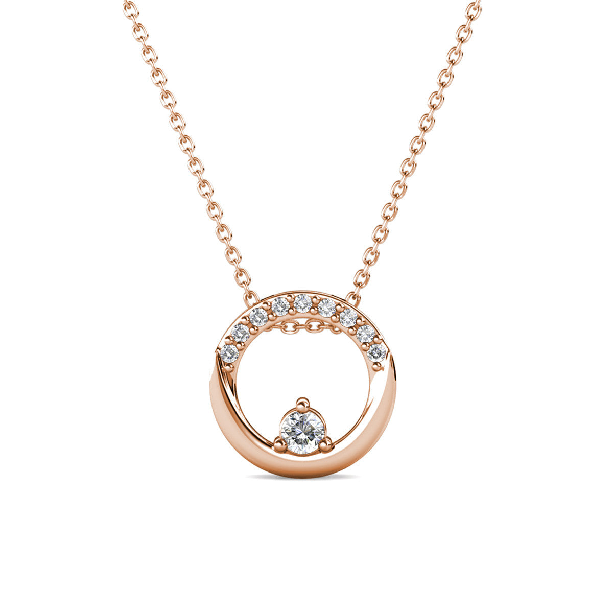 Parure Clarine : Collier, Pendentif & Boucles d'Oreilles en Cristaux Autrichiens