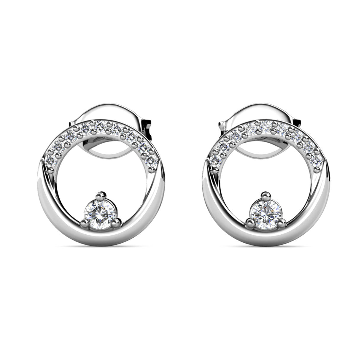 Parure Clarine : Collier, Pendentif & Boucles d'Oreilles en Cristaux Autrichiens