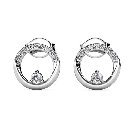 Parure Clarine : Collier, Pendentif & Boucles d'Oreilles en Cristaux Autrichiens