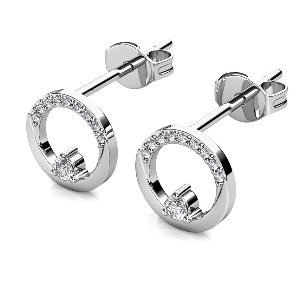 Parure Clarine : Collier, Pendentif & Boucles d'Oreilles en Cristaux Autrichiens