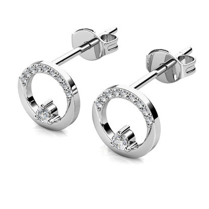 Parure Clarine : Collier, Pendentif & Boucles d'Oreilles en Cristaux Autrichiens