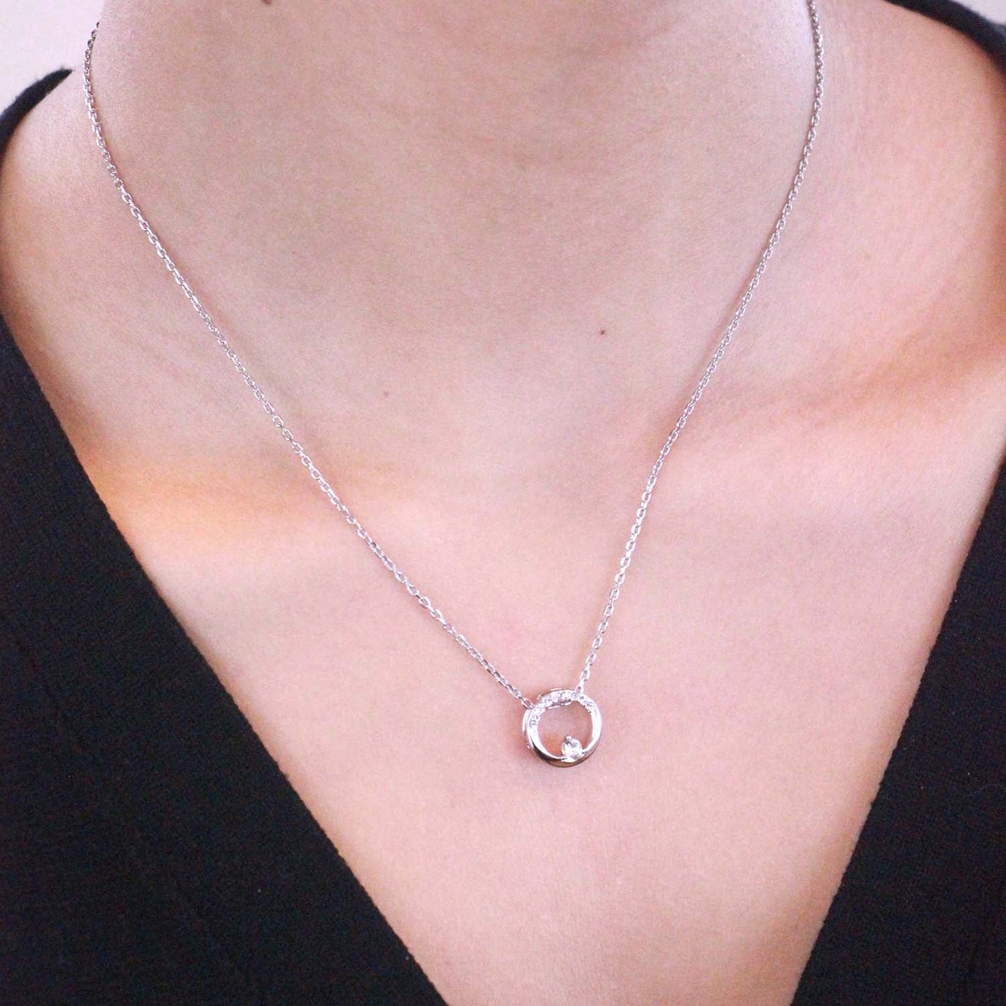 Parure Clarine : Collier, Pendentif & Boucles d'Oreilles en Cristaux Autrichiens