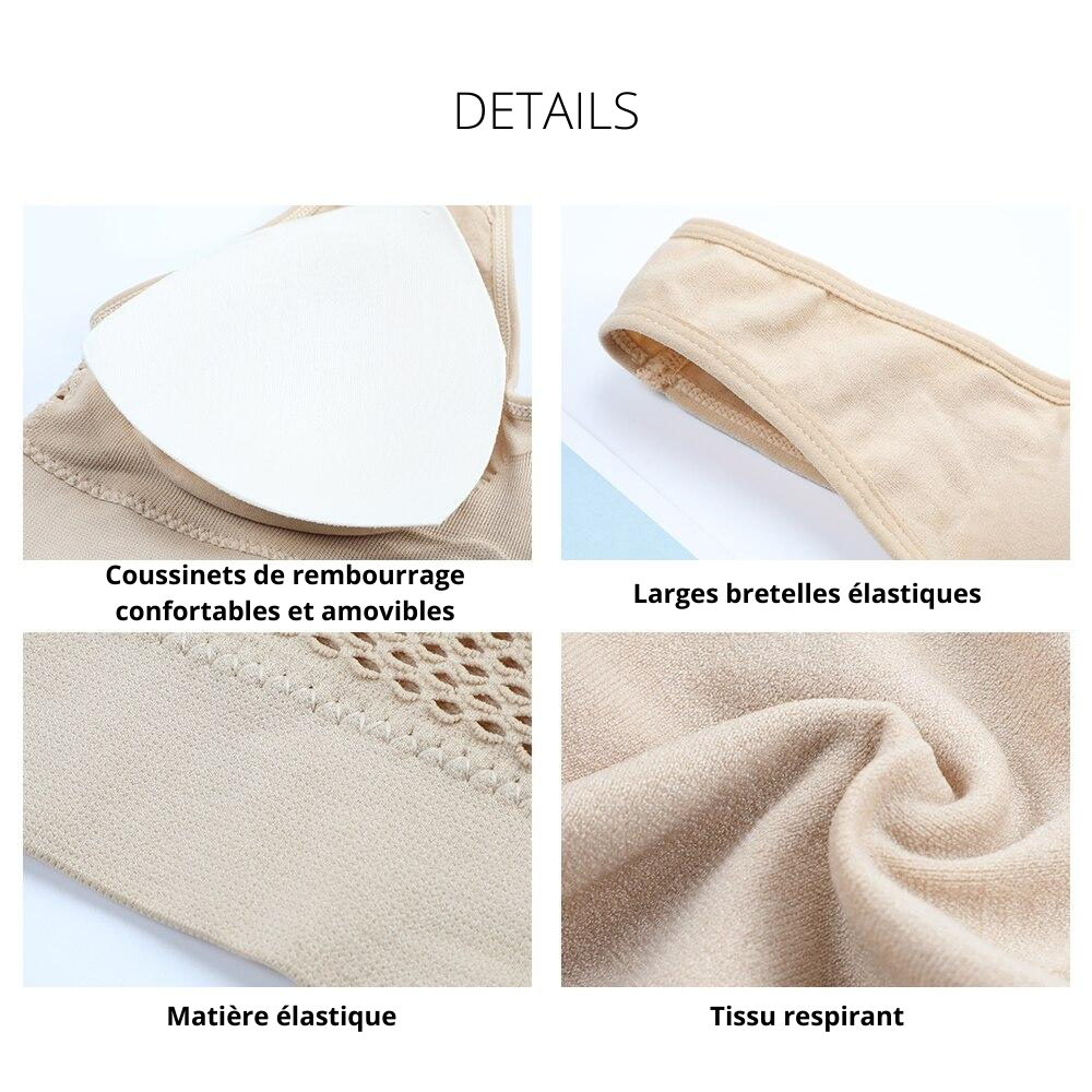 Brassière Respirante Sans Couture pour un Confort Absolu
