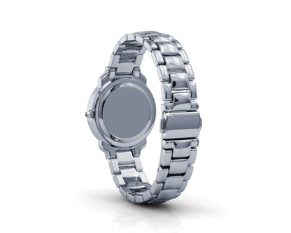 Montre Destiny en acier inoxydable avec cristaux Swarovski brillants