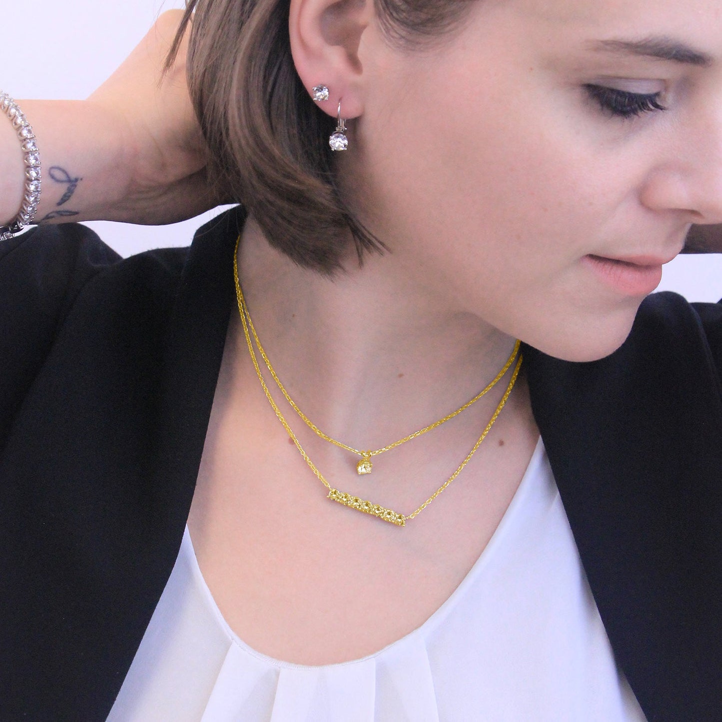 Pendentif Vernice en Cristal Autrichien de Luxe