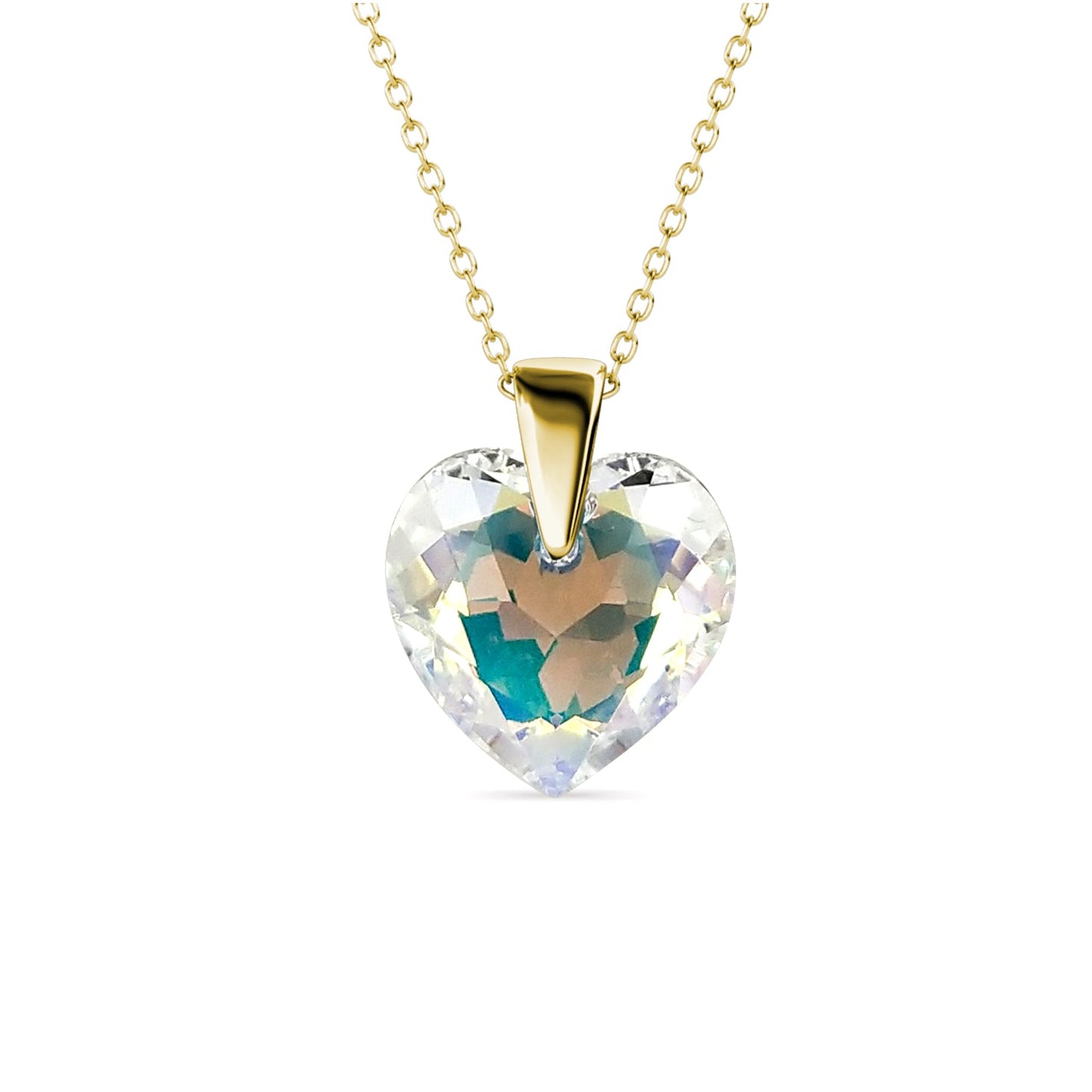 Pendentif Crystaline Heart en Cristal Autrichien : Élégance et Brillance Assurée